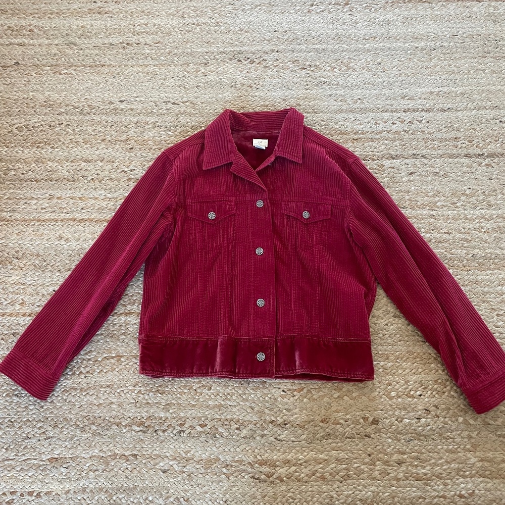 J Jill corduroy Jean jacket size small